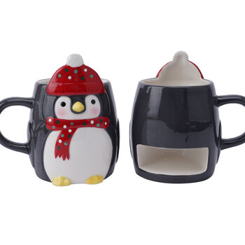 Christmas Penguin Snack Mug With Gift Box, 4 of 6