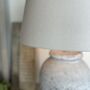 Grey Stone Effect Concrete Table Lamp And Shade, thumbnail 3 of 3