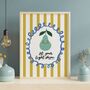 Let Your Light Shine Pear Nursery Print, thumbnail 8 of 8