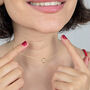 Gold Plated Necklace With Openable Spring Clasp, thumbnail 2 of 5