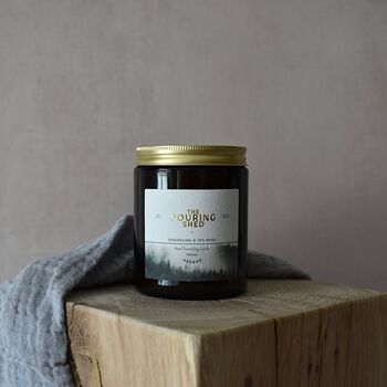 Darjeeling And Tea Rose 180ml Soy Candle, 3 of 3