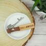 Personalised Wood And Leather Date Key Ring, thumbnail 2 of 7