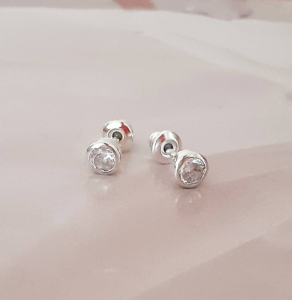 Lab Grown Diamond Stud Earrings, 1 of 6