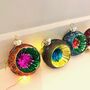 Vintage Style Indented Glass Bauble Set, thumbnail 3 of 5