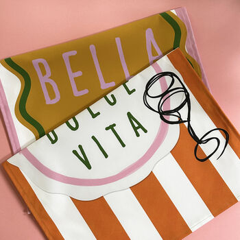 Ciao Bella Tea Towel, 3 of 5