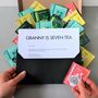 Novelty 50th Birthday Letterbox Friendly Tea Gift, thumbnail 2 of 8