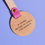 Personalised Leather Pull Through Luggage Tag, thumbnail 6 of 7