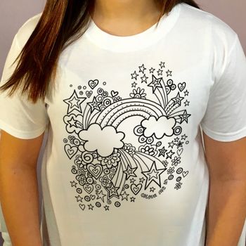 Personalised Rainbow Colour In T Shirt, 2 of 7