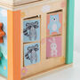 Personalised Kids Wooden Toy Motor Activity Cube, thumbnail 3 of 3
