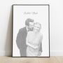 Personalised Song Lyrics Portrait – Custom Couple Gift, thumbnail 9 of 9