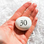 Gift For 30th Birthday Porcelain Pebble, thumbnail 1 of 7