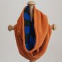 Reversible Pure Cashmere Snood Scarf, thumbnail 9 of 12