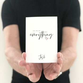 You Are My Everything Card, 6 of 8