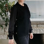 Oslo Knitted Vest Black, thumbnail 5 of 6