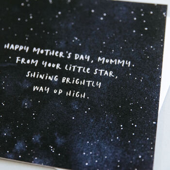 Mother's Day Little Star Card From Heaven, 2 of 4