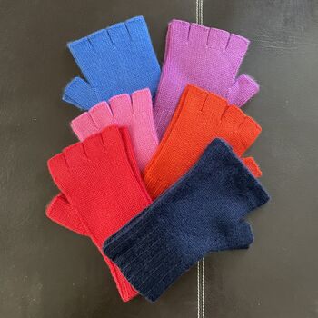 Cashmere Fingerless Gloves, 6 of 6