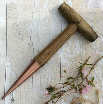 Personalised Copper Plated Garden Dibber, 2 of 4