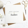 Personalised Merry Christmas Foiled Card, thumbnail 1 of 4