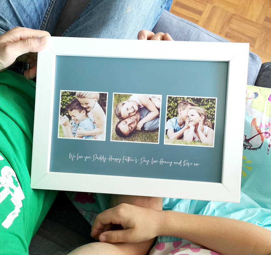 Personalised Colour Photo Gift Memories For Him Print, 1 of 9
