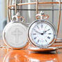 Engraved Pocket Watch With Holy Communion Design, thumbnail 1 of 8