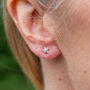 Sterling Silver Mini Star Studs, thumbnail 1 of 8