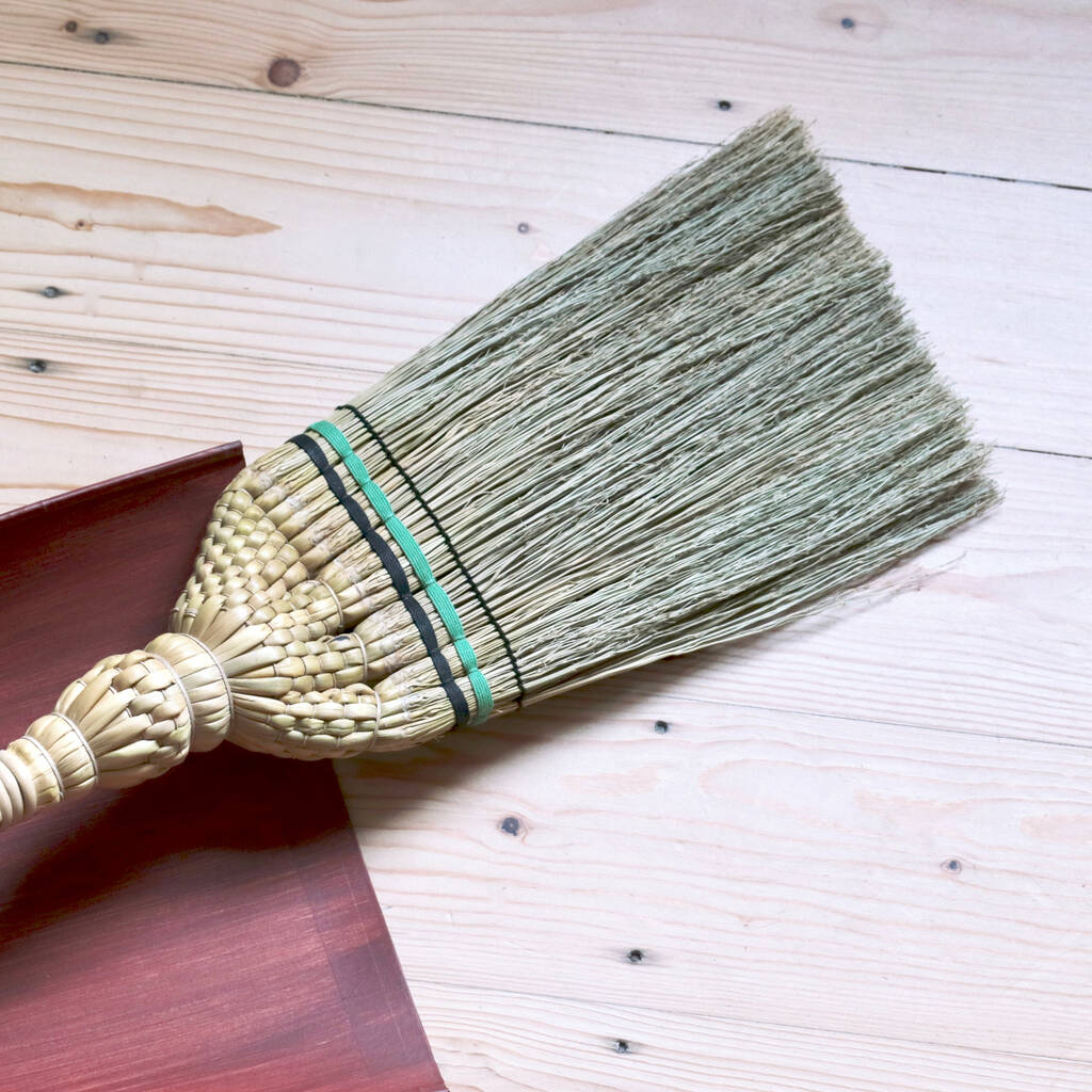 Handmade Japanese Whisk Broom 75cm Single Handed By two persimmons