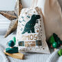 Personalised Dinosaur Christmas Sack, thumbnail 5 of 5