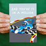 Formula One Father's Day Card, thumbnail 1 of 3