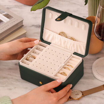 Personalised Foiled Jewellery Box Travel Gift For Her, 10 of 12