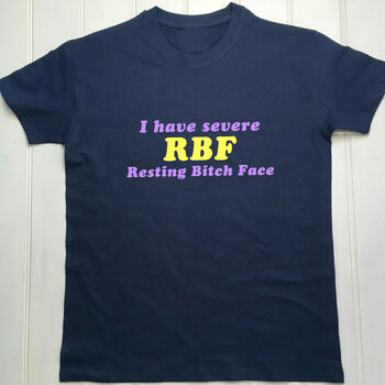 Personalised Adults Severe R B F T Shirt, 2 of 7
