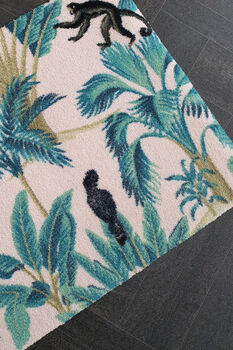 Tropical Bird Print Doormat, 5 of 6