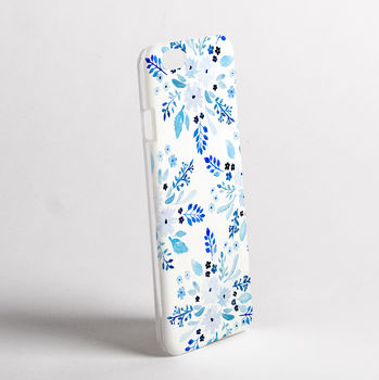 Blue Florals Phone Case, 3 of 3