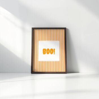 Personalised Halloween Typography Print, 5 of 5
