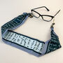 Handwriting Print Scarf Glasses Chain, thumbnail 1 of 4