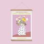 Personalised Family Birth Flowers Mother's Day Print, thumbnail 2 of 9