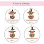 Custom Highland Cow Merry Christmas Ceramic Ornament, thumbnail 8 of 10