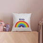 Retro Rainbow Cushion, thumbnail 1 of 3