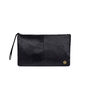 Black Cowhide Leather Clutch And Purse Matching Set, thumbnail 6 of 9