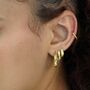 Pastel Stone Petite Hoop Earrings, thumbnail 5 of 12