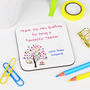 Personalised Fantastic Teacher Tree Coaster, thumbnail 1 of 1