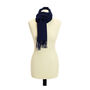 Navy 100% Lambswool Scarf, thumbnail 2 of 3