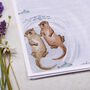 A4 Letter Writing Paper With Floating Otters, thumbnail 2 of 4