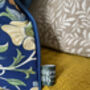 Blue Indigo Lodden William Morris 18' Cushion Cover, thumbnail 3 of 8