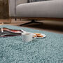 The Rugs Plain Duck Egg Blue Shaggy Rug, thumbnail 3 of 12