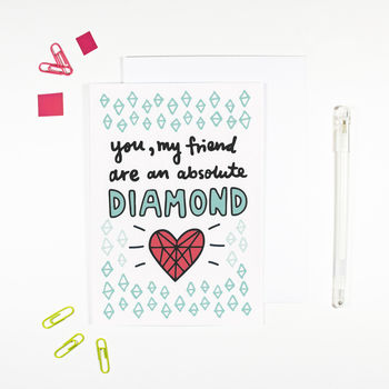 Diamond Heart Friendship Pin, 5 of 7