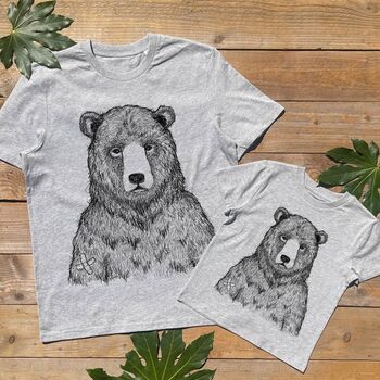 Grizzly Bear T Shirt Set, 5 of 5