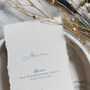 Deckle Edge Wedding Menu, thumbnail 3 of 11