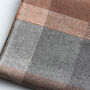 Men's Personalised Cashmere And Wool Plaid Scarf, thumbnail 7 of 12