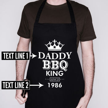 Personalised Father's Day Bbq Apron, 4 of 10