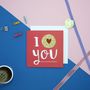 I Love You More Than Biscuits Anniversary Card, thumbnail 1 of 2